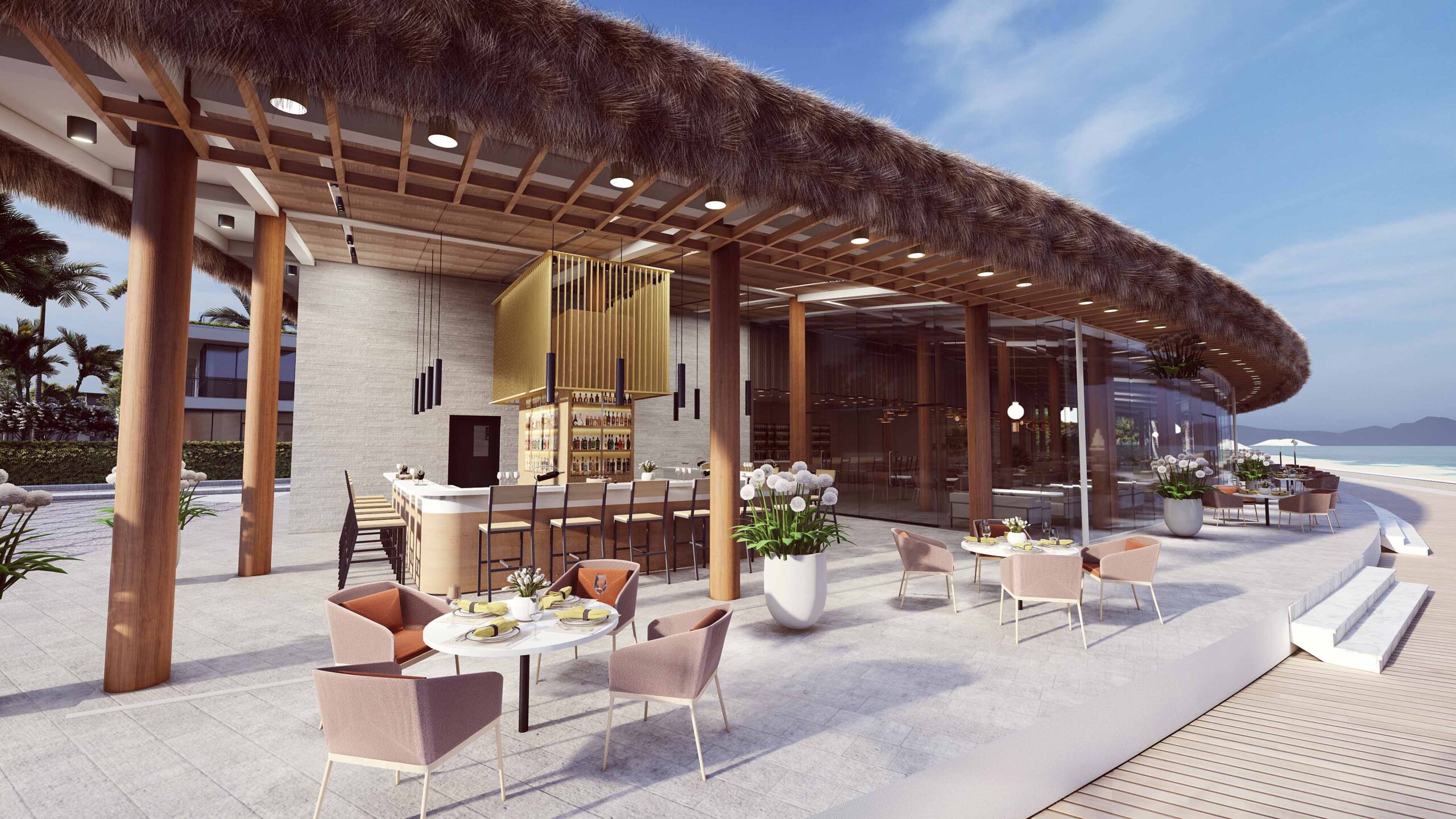 Le Beachclub côté Droite - The Maris Vung Tau