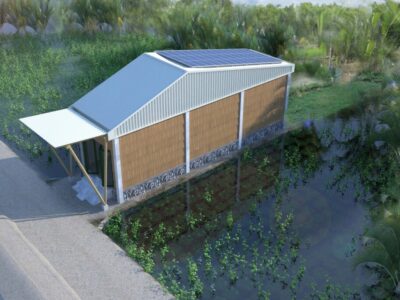 L’épod low-cost dans le delta du Mékong - La mangrove comme pieux de fondation