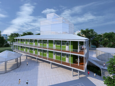 Extension provisoire du Lycée Français de Hanoi à Núi Trúc Hanoi