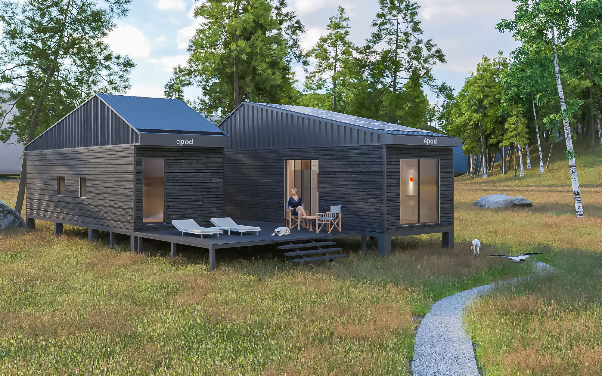 L’épod eco-living habitat econome sain campagne